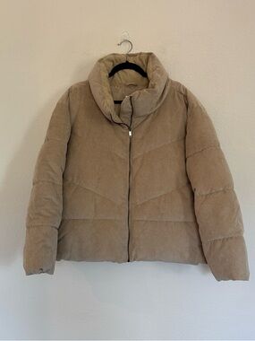 GAP Corduroy Short Puffer Jacket